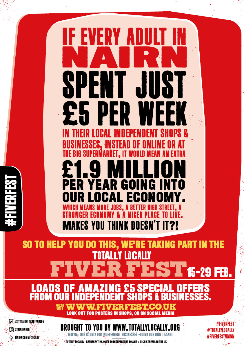 Totally Locally Fiver Fest Comes to Nairn